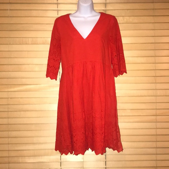 Madewell Lace Eyelet Lattice Dress - Picture 4 of 8